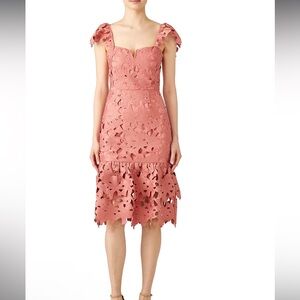 SAYLOR Pink Lace Donna Dress